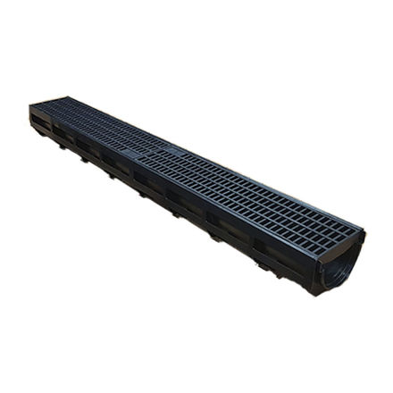 Imagen de Canaleta rejilla plástica 1 mt SMART HOME negra