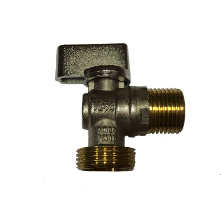 Imagen de Canilla lavarropa bronce cromado 3/4"x 1/2"