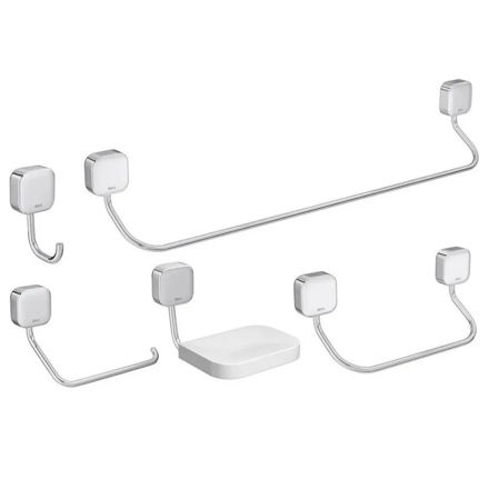 Imagen de Kit accesorio Deca 5 piezas bronce cromado PIX