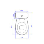 Imagen de KIT inodoro mochila blanco ASPEN