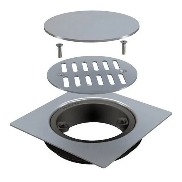 Imagen de Rejilla acero inox. Bonomini 15x15 con tapa