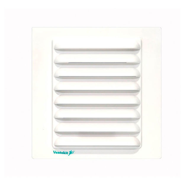 Imagen de Rejilla ventilación 14,5X14,5 con adaptador 100mm
