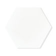 Imagen de Cerámica para pared Blanco Hexagonal Satinado