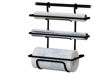 Imagen de SOPORTE PARA ROLLO TRIPLE NEGRO MATE