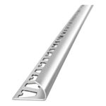 Imagen de Aluminio Guardacanto Arco 10mm x 2,5m Natural