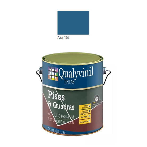 Imagen de Pintura para pisos Azul 3,6 litros