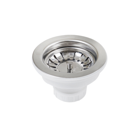 Imagen de Válvula pileta cocina canastilla 4.1/2" acero/pp (DV005)