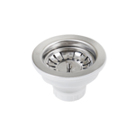 Imagen de Pileta cocina simple acero inox con Válvula