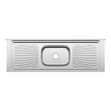 Imagen de Mesada con pileta acero inox 160cm concreto Forminox