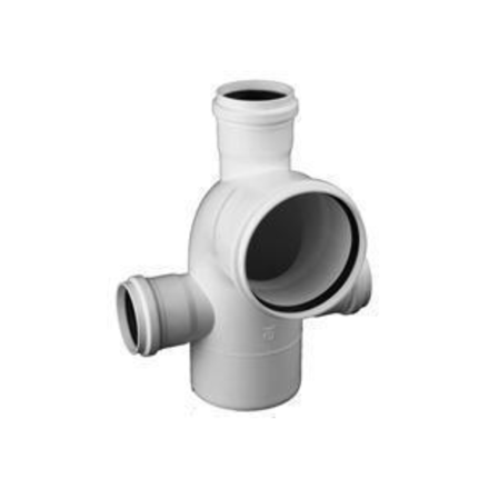 Imagen de JE-CODO  87 30  C/3 ACOMETIDAS M-H 110 X 63 MM