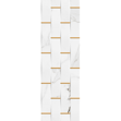 Imagen de Porcelanato para pared Trama Rimini 32x100 cm Mate y rectificado