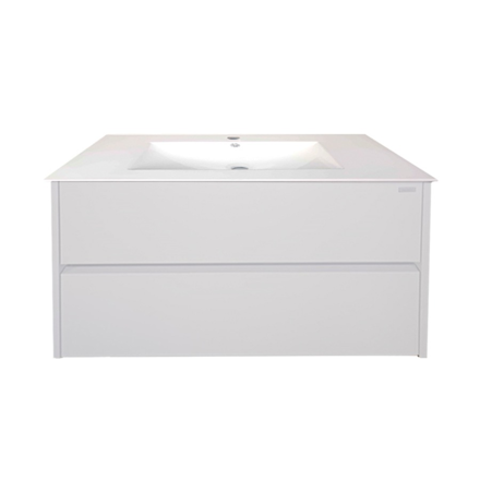 Imagen de Mueble de baño suspendido White 60 cm con bacha de loza