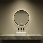 Imagen de Espejo LED 80cm con Marco Negro