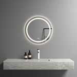 Imagen de Espejo LED 80cm Luz Frontal c/desempañador