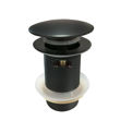 Imagen de Válvula lavatorio negro mate c/desborde click 1.1/4