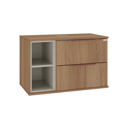 Imagen de Mueble de baño suspendido Livia catedral 78cm sin Bacha