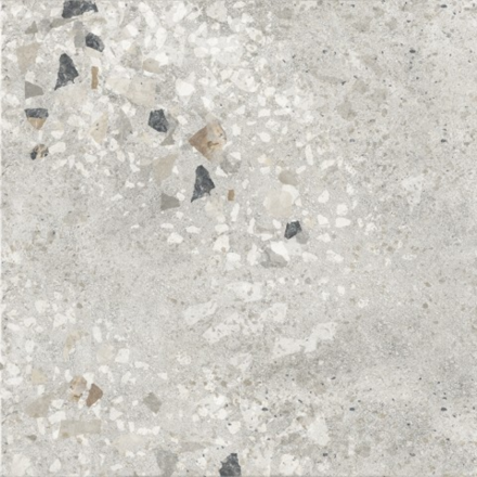Imagen de Porcelanato para piso y pared Oporto Gris 80x80 cm satinado y rectificado