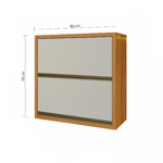 Imagen de Aéreo Baronesa 80 cm Off White 2 Puerta