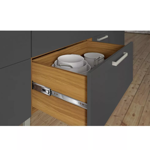 Imagen de Bajo mesada Burguesa 120cm Gris 2 puertas 3 cajones