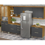 Imagen de Bajo mesada Burguesa Gris 80cm 1 puerta 1 cajón