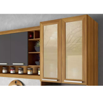 Imagen de kit Mueble de cocina Burguesa grafito 350 cm P/heladera