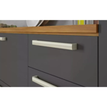 Imagen de kit Mueble de cocina Burguesa grafito 350 cm P/heladera
