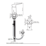 Imagen de Griferia de bidet Monocomando ZOE cromado con transferencia