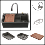 Imagen de Pileta de cocina DREAM Plus C/grifo 75x45 DMC