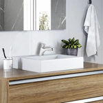 Imagen de Grifería de lavatorio temporizada de mesada Decamatic eco cromo Brillante