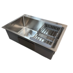 Imagen de Pileta de cocina DREAM simple 68x45x21cm Acero