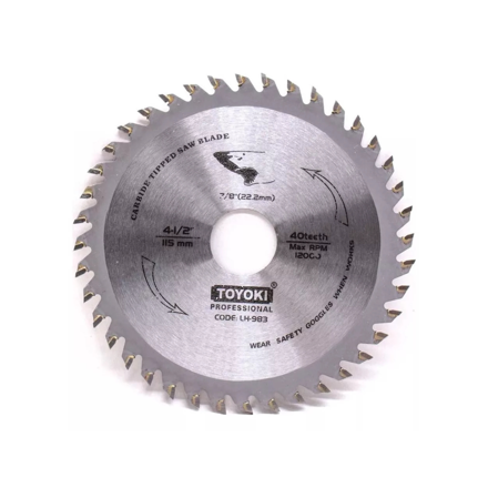 Imagen de Disco para madera 4.1/2" 40 dientes