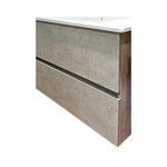Imagen de Mueble de baño 2 cajones Gris claro 60cm