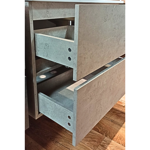 Imagen de Mueble de baño 2 cajones Gris claro 60cm