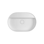 Imagen de Bacha de apoyo Oval 60x40 cm c/mesa blanco brillante Deca