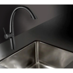 Imagen de Grifería de cocina Monocomando de mesada Style Negro mate