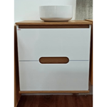 Imagen de Mueble de baño Suspendido Beatriz 60 cm Blanco con Catedral sin bacha