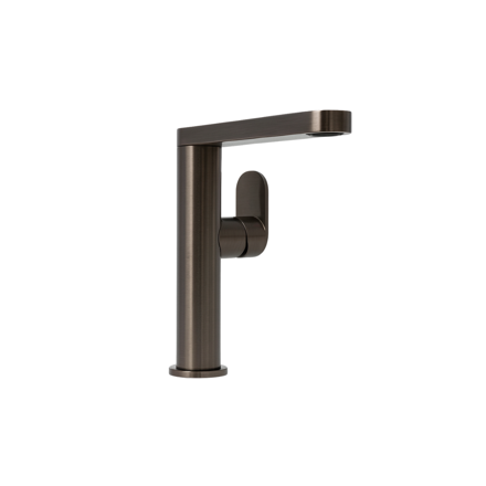 Imagen de Grifería de lavatorio monocomando de mesada Gc pico recto grafito