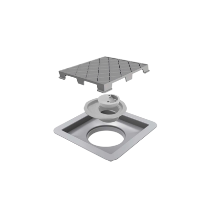 Imagen de ELLEVE Rejilla cuadrada revestible 10x10 NOVII