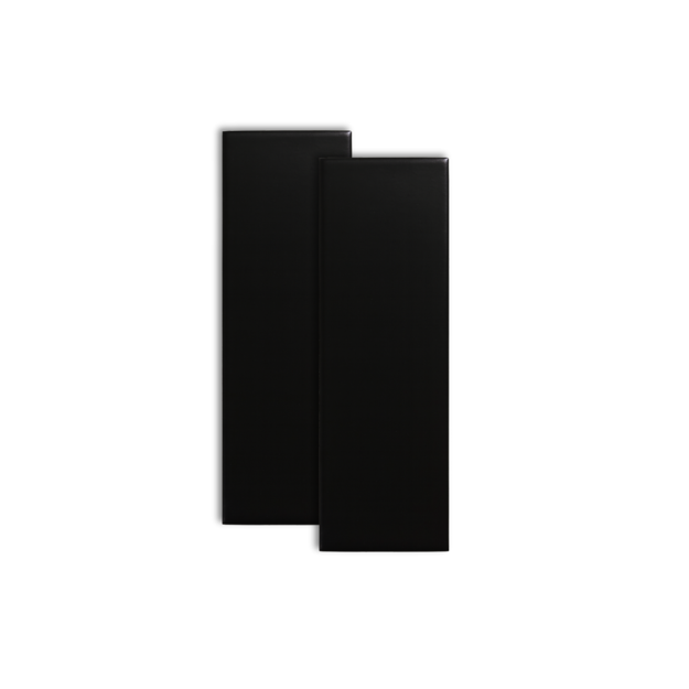 Imagen de Cerámica para pared Brick Black 7,5X25 cm mate