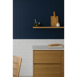 Imagen de Cerámica para pared Brick Blue 7,5X25 cm mate