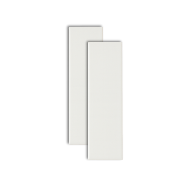 Imagen de Cerámica para pared Brick White 7,5X25 cm mate