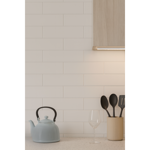 Imagen de Cerámica para pared Brick White 7,5X25 cm mate