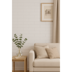 Imagen de Cerámica para pared Brick White 7,5X25 cm mate