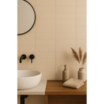 Imagen de Cerámica para pared Brick Nude  7,5X25 cm mate