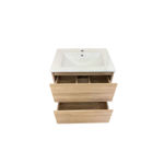 Imagen de Mueble de baño suspendido Oak 60 cm con bacha de loza