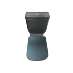 Imagen de Inodoro largo con mochila Montano Negro Mate Dmc