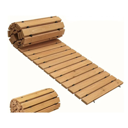 Imagen de Caminero piso de madera sendero antideslizante