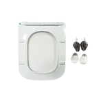 Imagen de Tapa de inodoro Montano Resina UF Blanca Cierre Lento