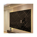 Imagen de Placa de pvc Mármol Negro Gold 122x244cm x 3mm